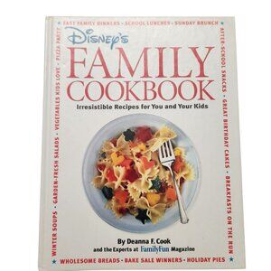 Disney's Family Cookbook by Deanna F. Cook 1996 First Edition Hardback